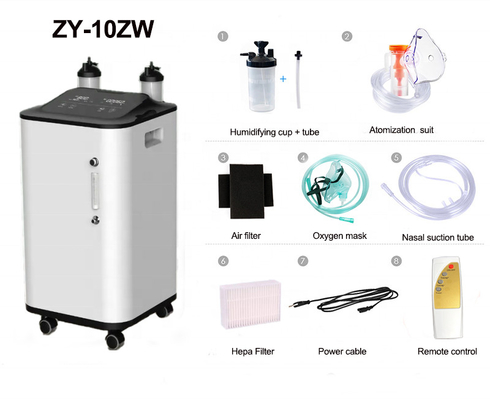 Amonoy 10 L generatore medico portatile dell'ossigeno della macchina dell'O2 per la casa