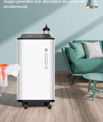 Concentratore portatile medico dell'ossigeno 10L della famiglia con il nebulizzatore