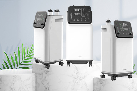 il concentratore portatile l'O2 5L di 220V 110V regola l'elevata purezza con atomizzazione