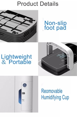 Piccolo generatore portatile 7kg del concentratore dell'ossigeno da 2 litri