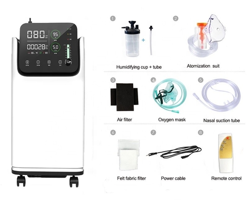 Elevata purezza dell'OEM concentratore dell'ossigeno da 5 litri 15 LPM per la casa