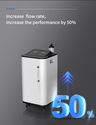Concentratore domestico intelligente pieno dell'ossigeno del portatile di flusso continuo 6 litri
